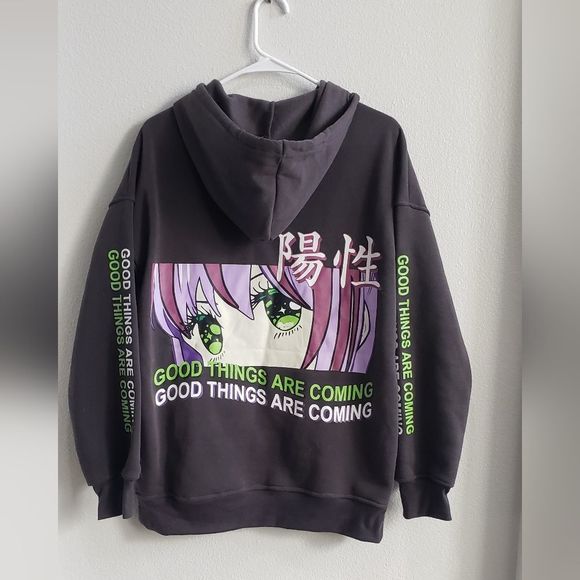 Orange kiss Anime zip up hoodie size small - Picture 1 of 5